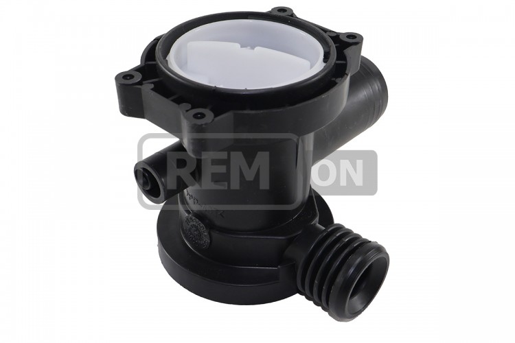 Корпус помпи пральної машини Ariston, з фільтром (С00085617, 163AR23, 163AR14)